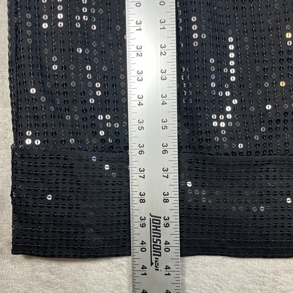 New York & Company Dress‎ Womens 16 Sleeveless Black Sequin Lined NEW YEARS EVE - Picture 11 of 12